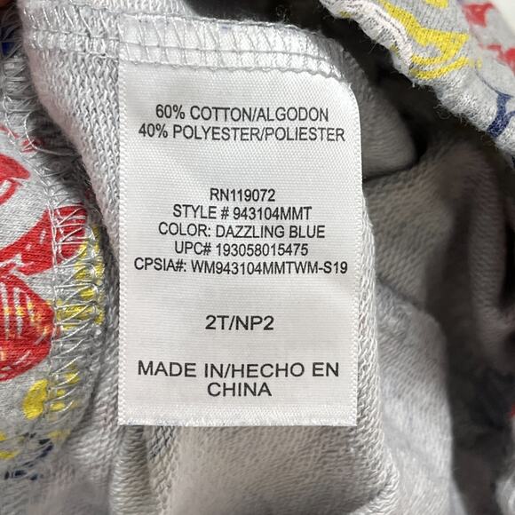 Mickey Mouse Sweat Shorts 2T Toddler Disney Elastic Waist‎ - Picture 6 of 8